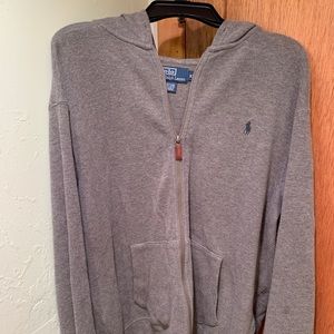 Polo sweater jacket